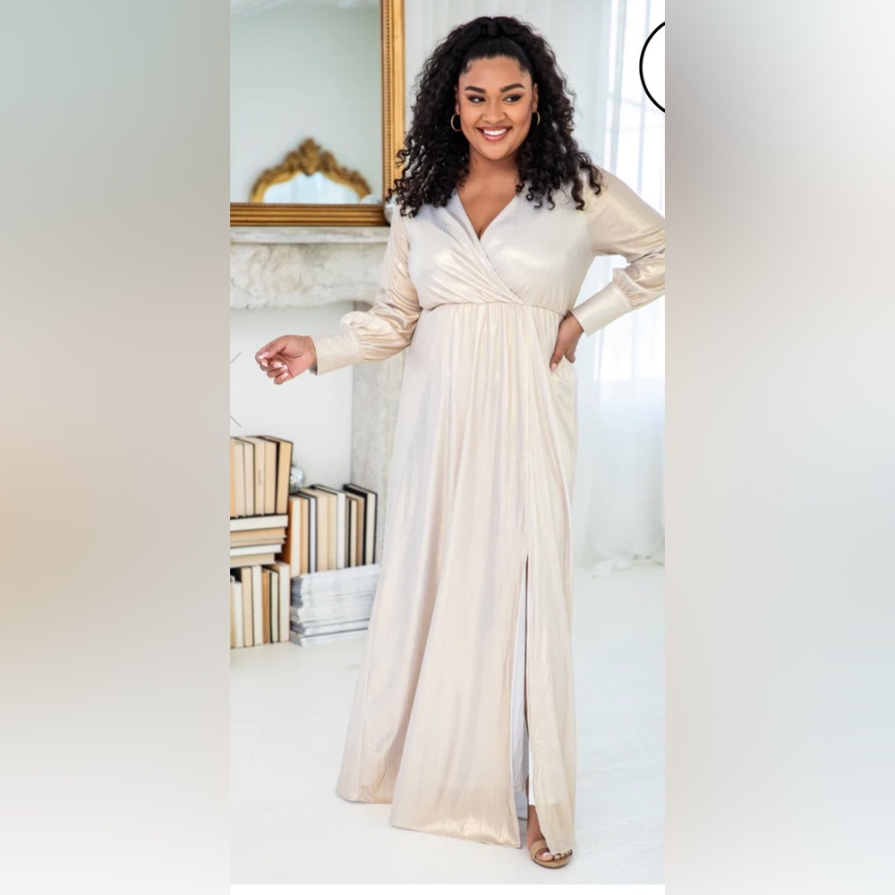 SWEET NOTHINGS METALLIC MAXI DRESS BRAND NEW NEVER WORN